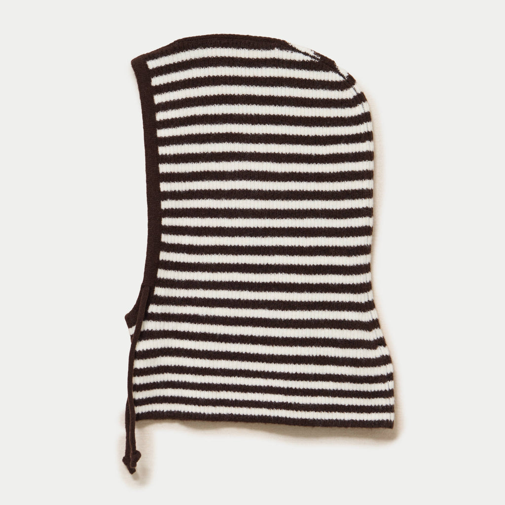 Knitted Balaclava in Ecru, view 2
