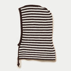 Knitted Balaclava in Ecru, view 2