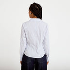 Fitted Long Sleeve Shirt in Blue, view 2