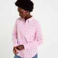Relaxed Long Sleeve Shirt in Pink, view 1