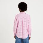 Relaxed Long Sleeve Shirt in Pink, view 2