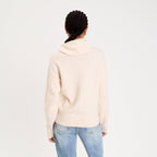 Turtleneck Sweater in Ecru, view 2