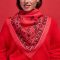 Lightweight Scarf in Red, view 1