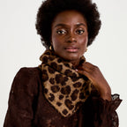 Lightweight Scarf in Dark Brown, view 1