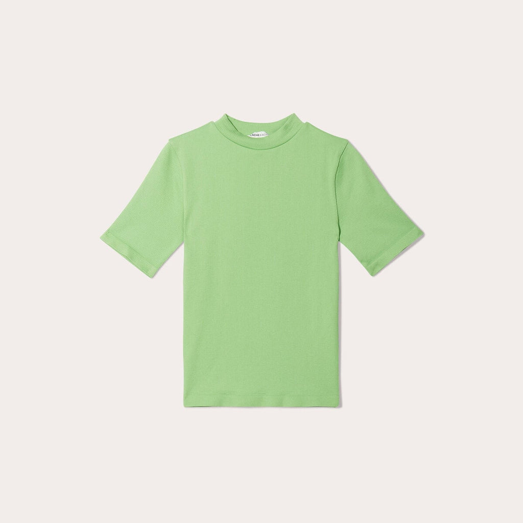 T-shirt manches courtes vert femme