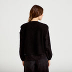 Gilet sans manches effet polaire noir femme