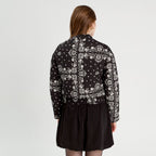 Veste matelassée zippée noir femme