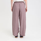 Pantalon large taille standard blanc femme