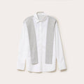Chemise oversize manches longues blanc femme