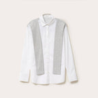 Chemise oversize manches longues blanc femme