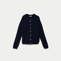 Gilet manches longues bleu marine femme
