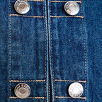 Veste en jean avec boutons denim stone femme
