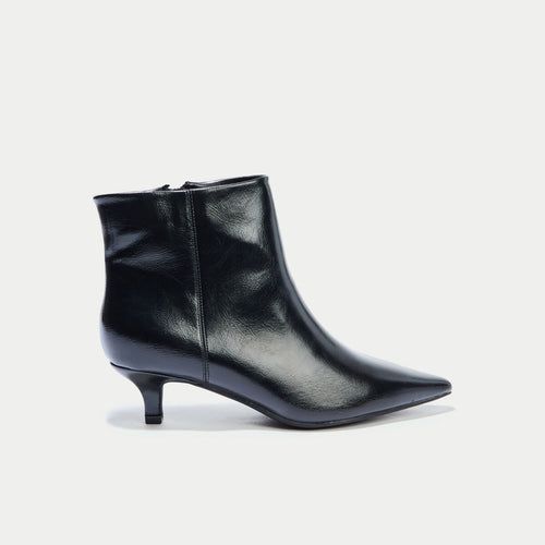Bottines à talon noir femme