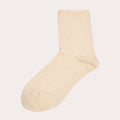 Chaussettes fils métallisés couleur or femme