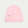 Bonnet rose clair femme