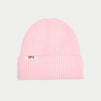 Bonnet rose clair femme