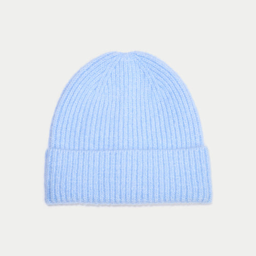 Bonnet bleu ciel femme