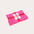 Ensemble bonnet et écharpe prêt à offrir rose fushia femme
