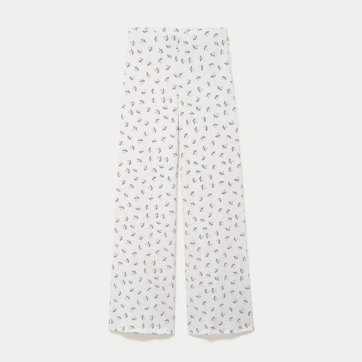 Pantalon bootcut taille standard blanc femme