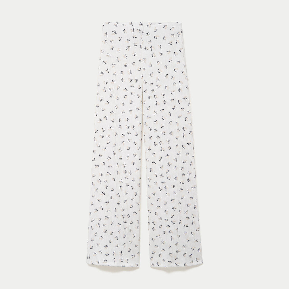 Pantalon bootcut taille standard blanc femme