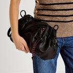 Sac porté épaule noir femme