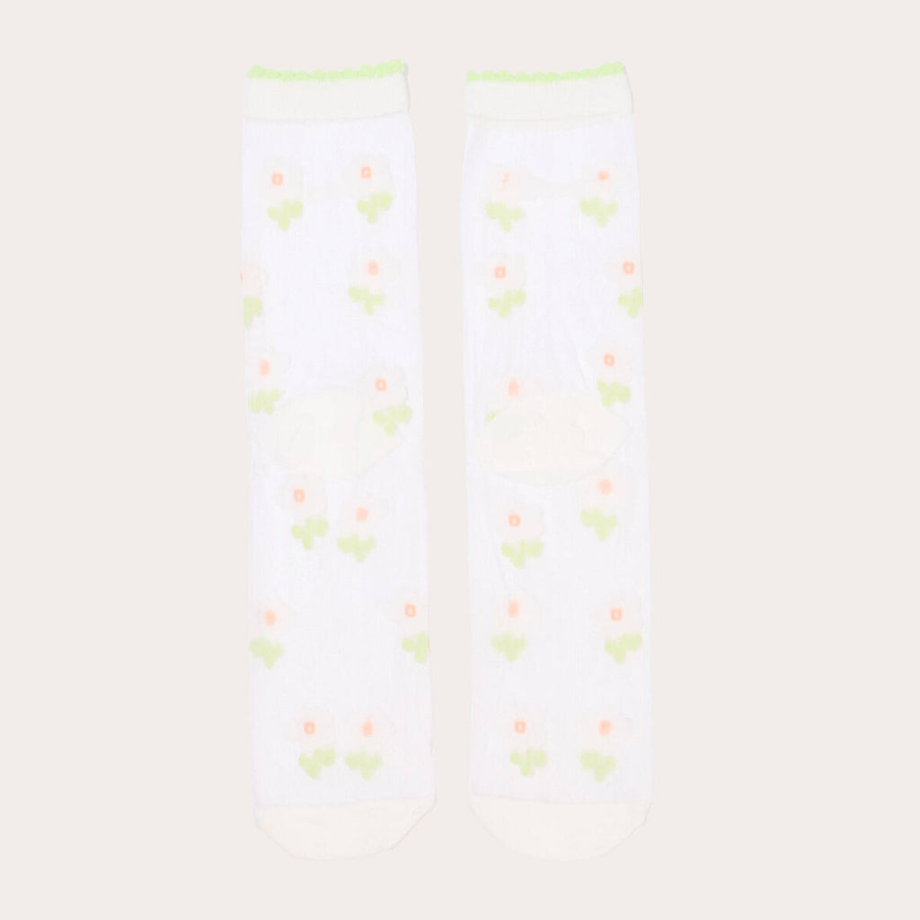 Chaussettes ecru femme