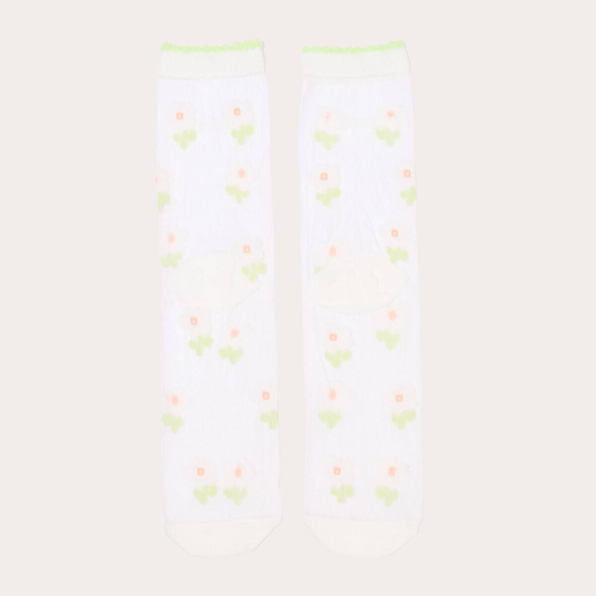 Chaussettes ecru femme
