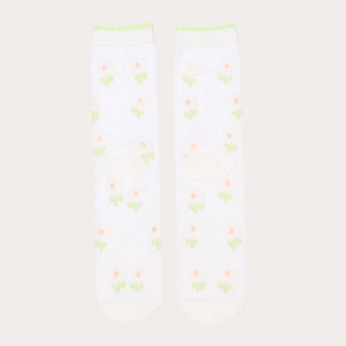Chaussettes ecru femme