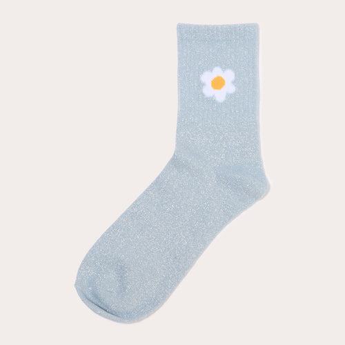 Chaussettes bleu ciel femme