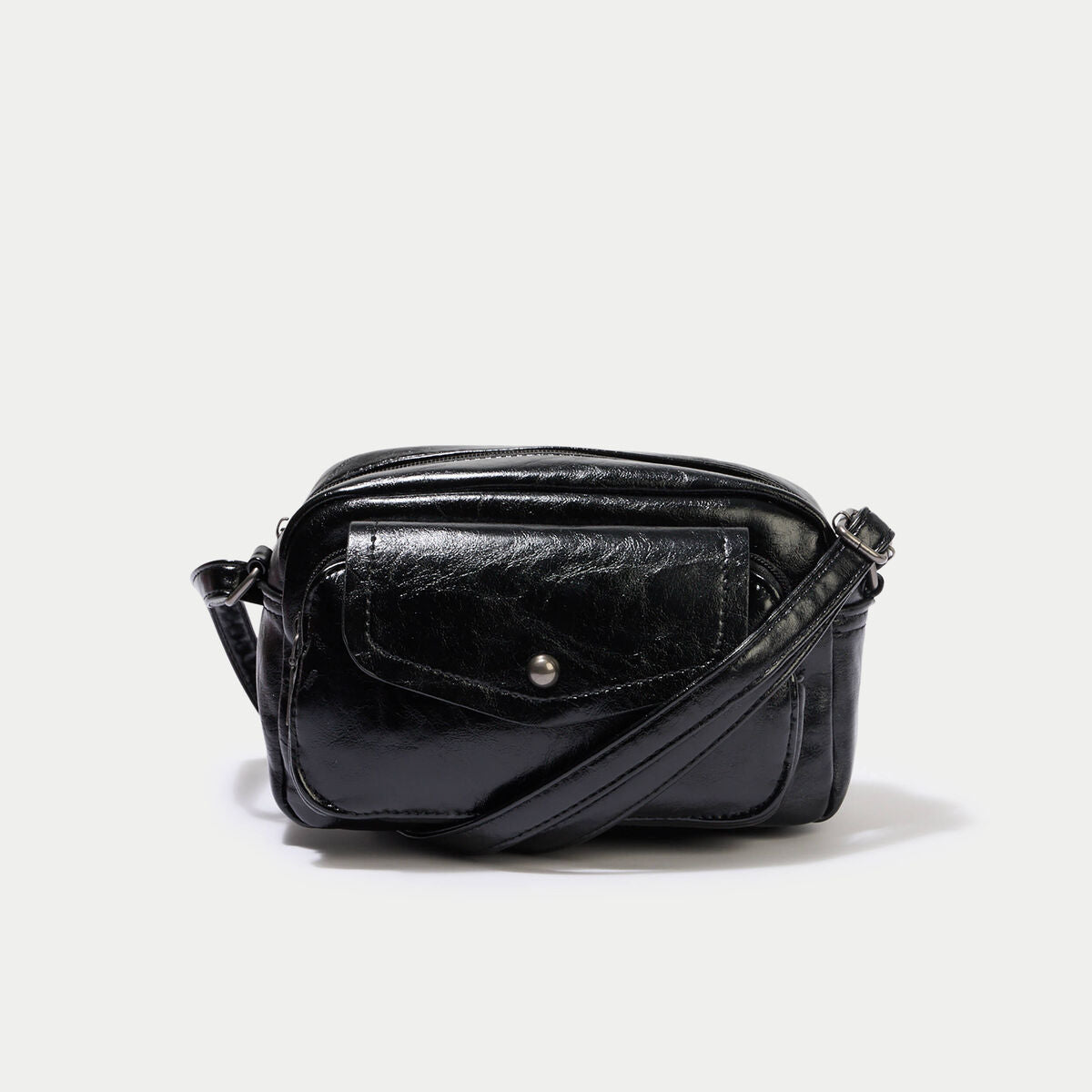 Sac similicuir noir femme