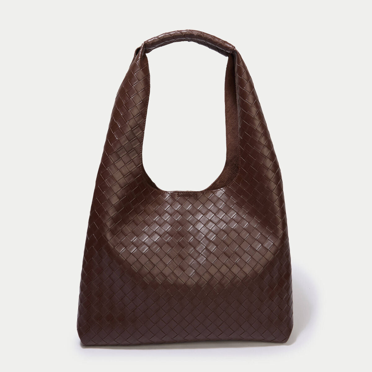 Sac tressé bordeaux femme