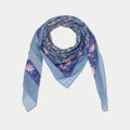 Foulard bleu femme