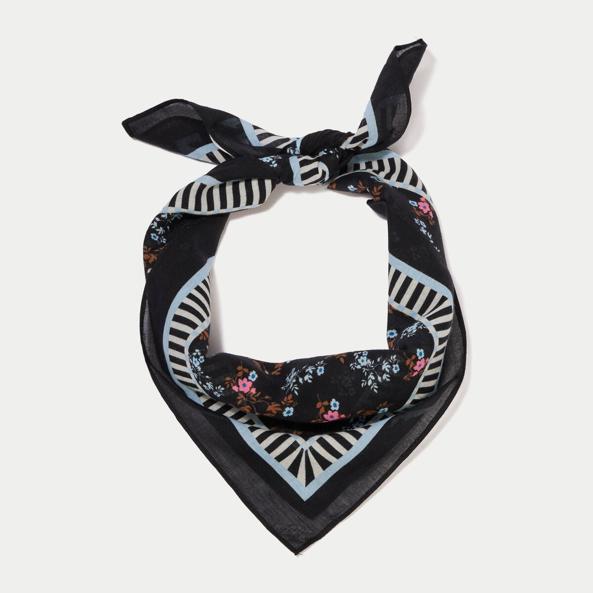 Foulard noir femme