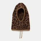 Cagoule marron foncé femme