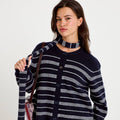 Écharpe bleu marine femme