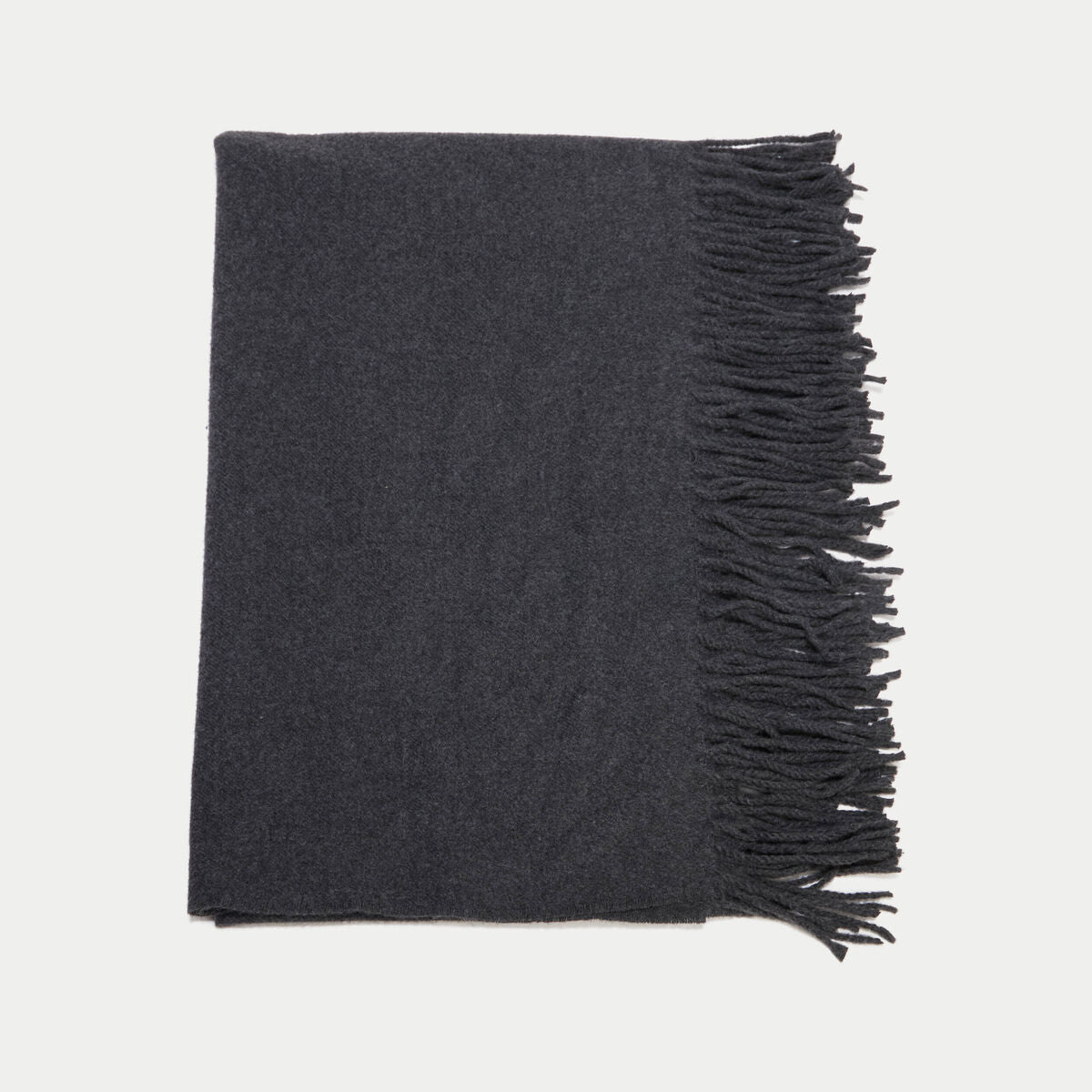 Écharpe chinée gris foncé femme