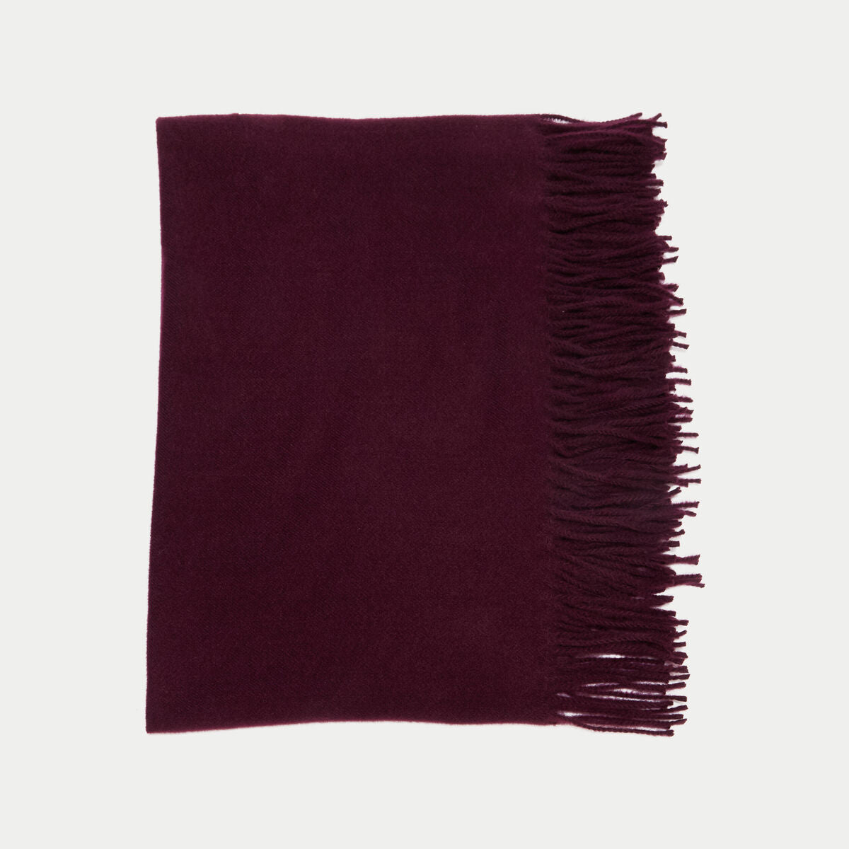 Écharpe chinée bordeaux femme