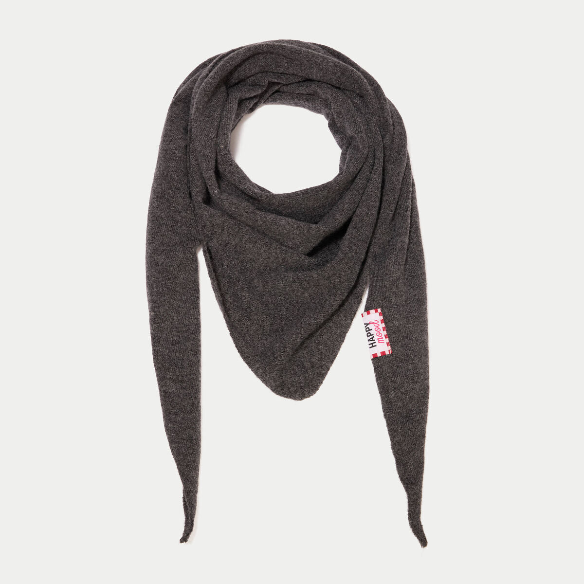 Foulard gris foncé femme