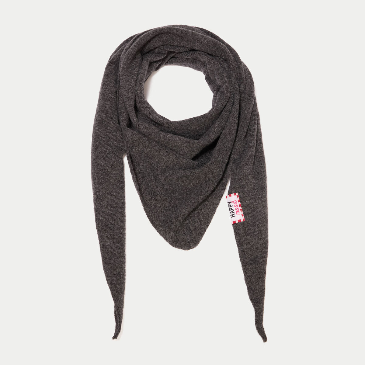 Foulard gris foncé femme
