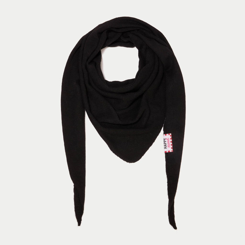 Foulard noir femme