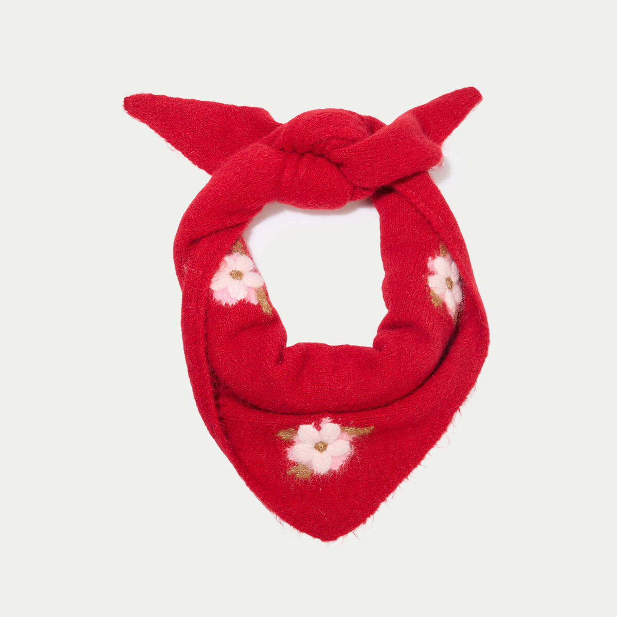 Écharpe fluide rouge femme