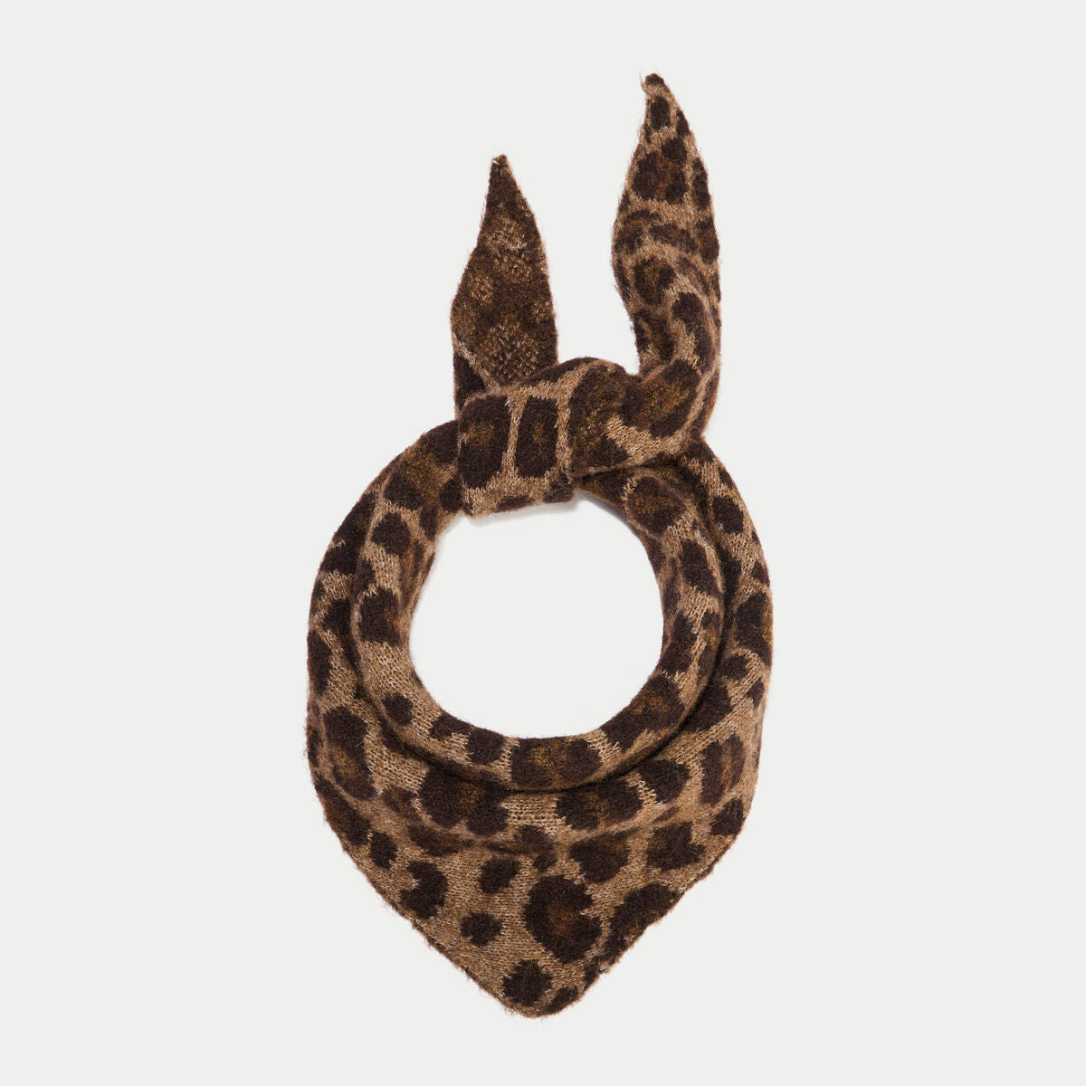 Foulard marron foncé femme